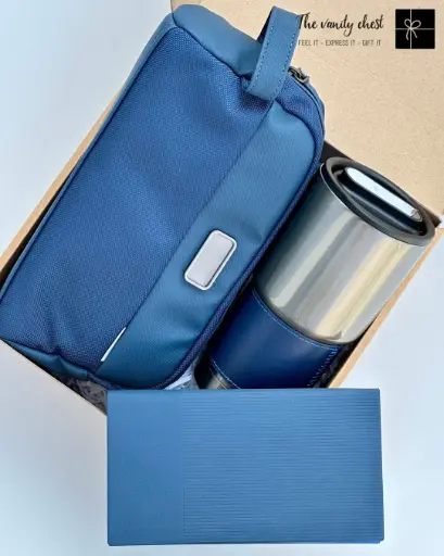 Navy Blue Travel Set