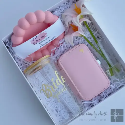 Pink Bridesmaids Proposal Box